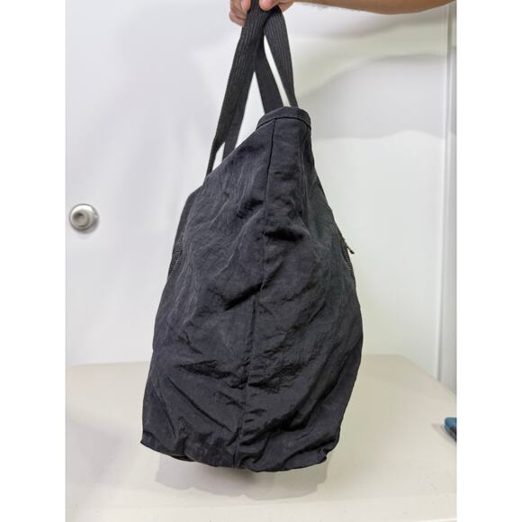 Mickey Mouse Disney Tote Bag Black Zipper Travel Zip Close Casual 18x12 Vintage - Picture 5 of 14